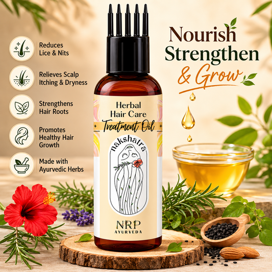 Nakshatra Herbal Hair Care Treatment Oil (Lice & Nit Care) β 100ml