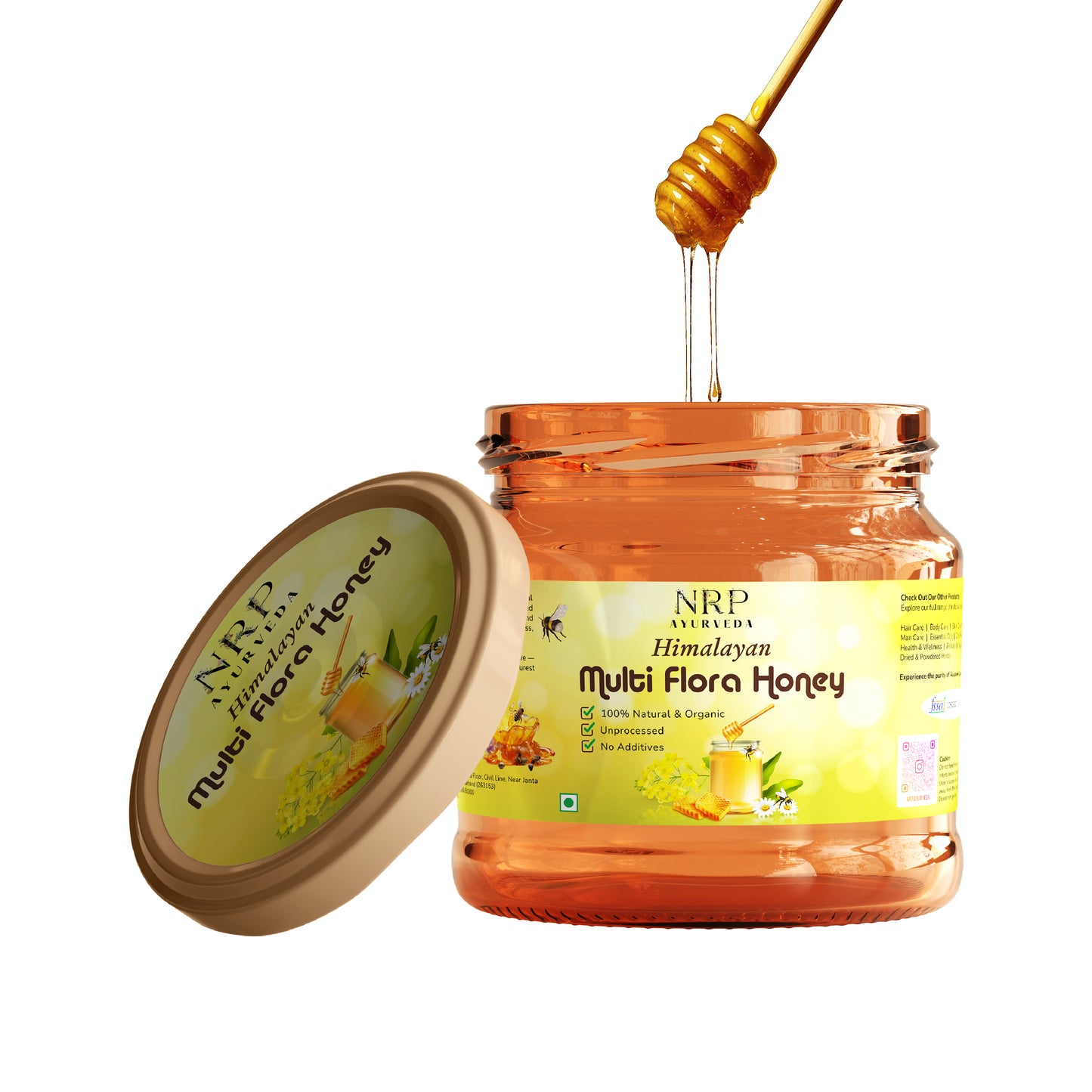 NRP Ayurveda Himalayan Multi-Flora Honey (200gm)