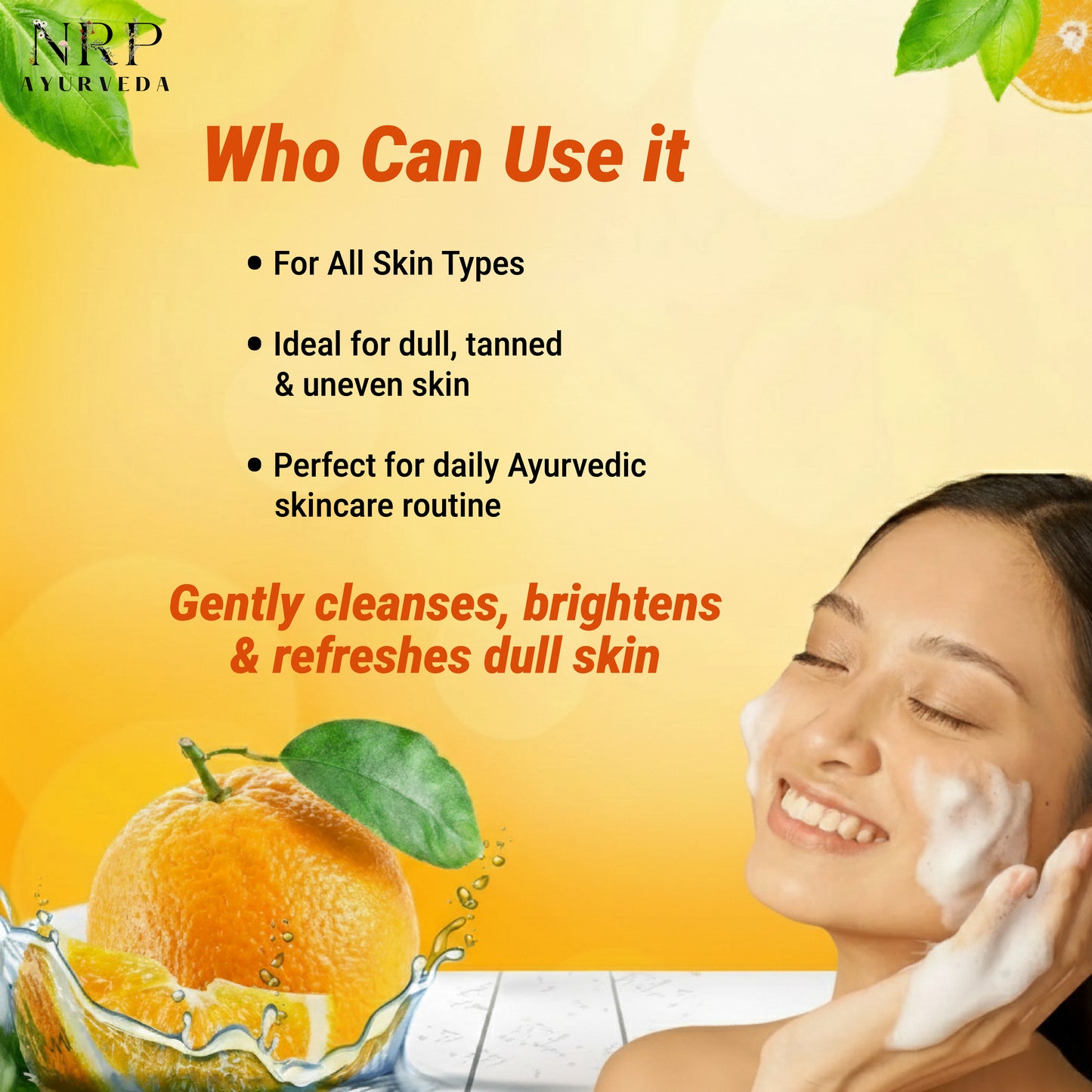 Orange Dew Niacinamide Face Wash | Vit-C Face Wash