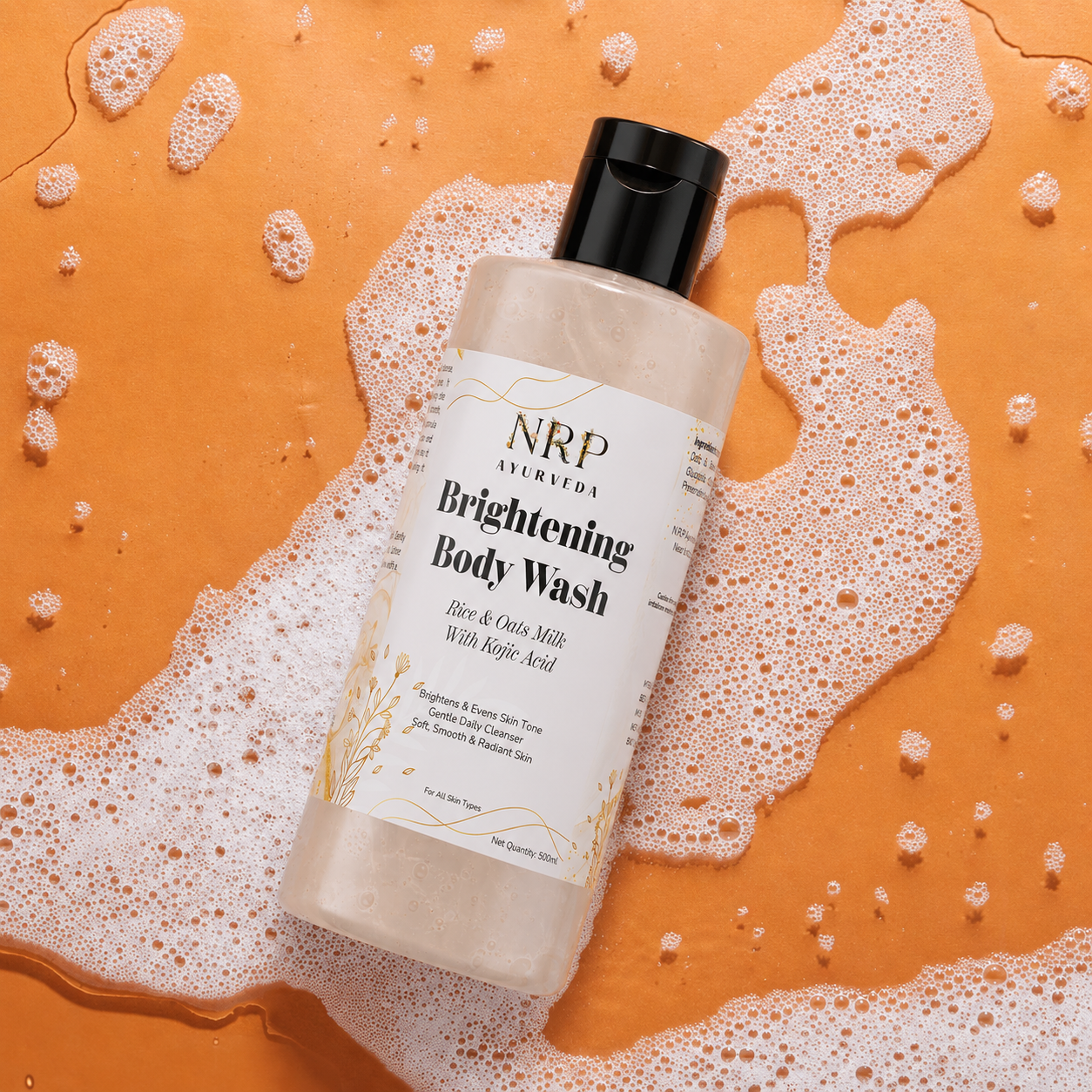 Rice & Oats Milk Brightening Body Wash With Kojic Acid (500ml)