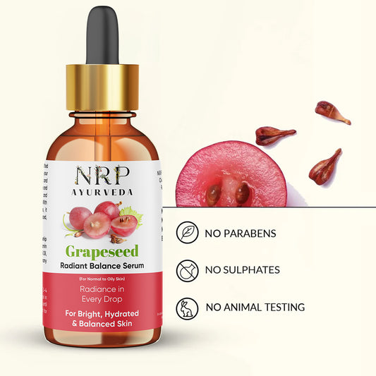 Grapeseed Face Serum for Blemishes and Uneven Skin Tone