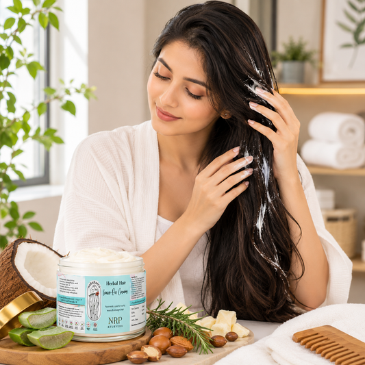 Nakshatra Herbal Hair Leave-On Cream (100gm)