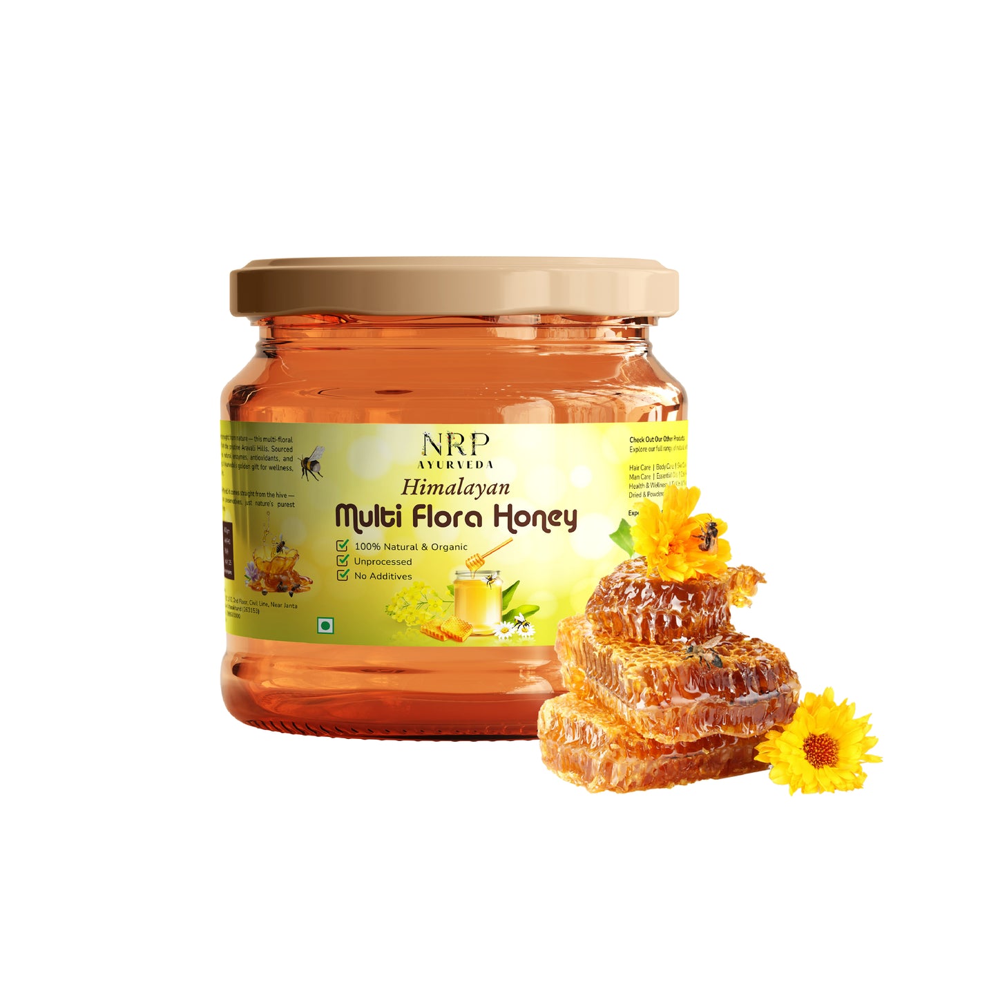 NRP Ayurveda Himalayan Multi-Flora Honey (200gm)