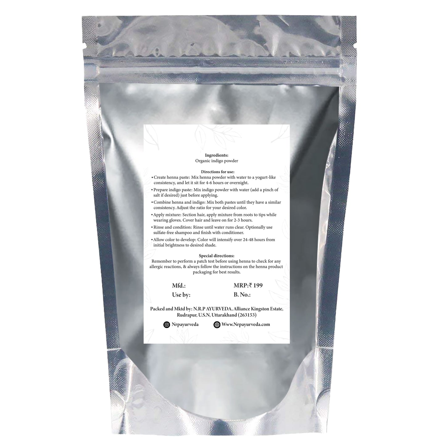 Rani Indigo Powder (100gm)