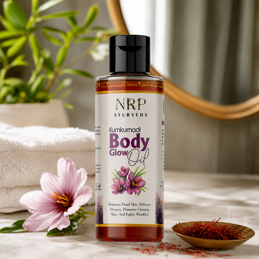 Ayurvedic Kumkumadi Body Oil for Rough and Dull-Looking Skin