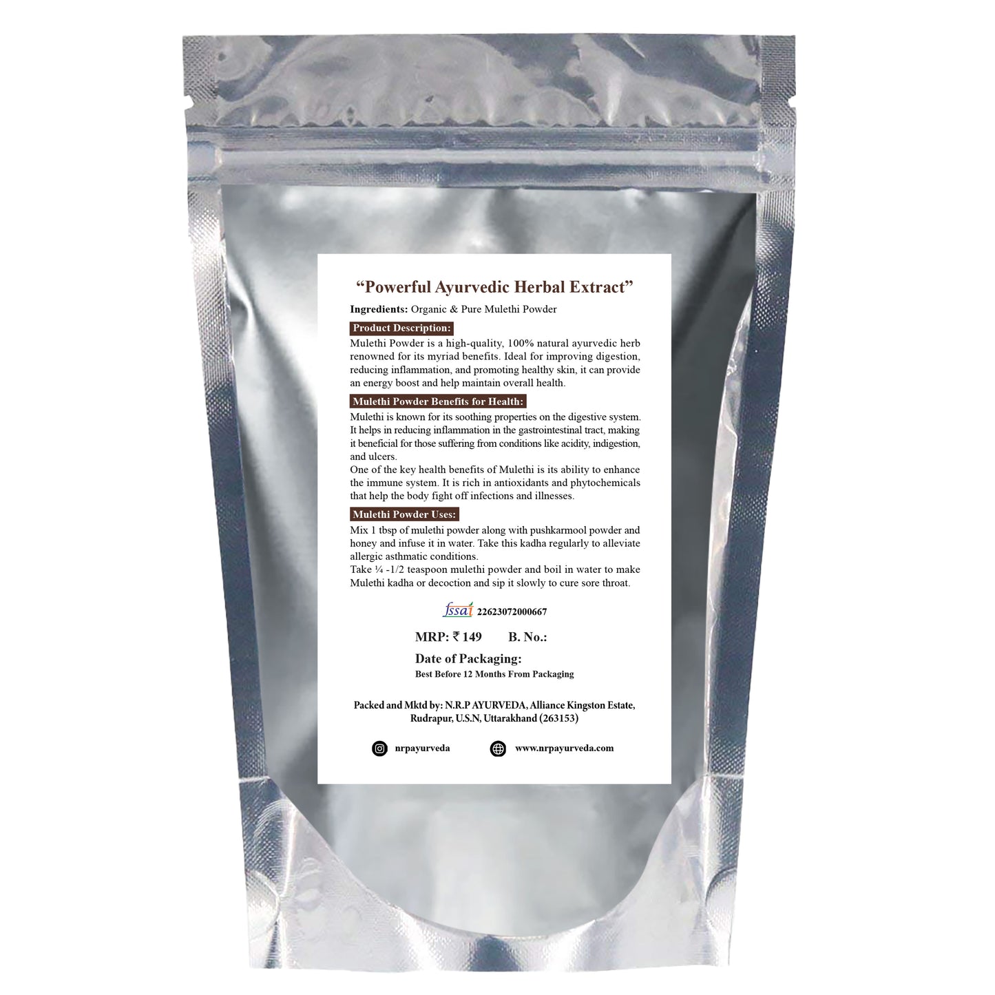 Mulethi Powder (100 gm)