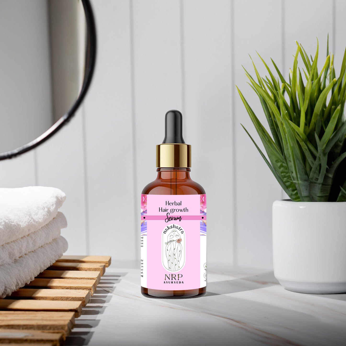 Nakshatra Herbal Hair Growth Serum (60ml)