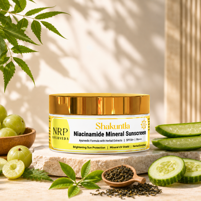 SPF 30+ PA+++ Mineral Sunscreen for Daily UV Protection – NRP Ayurveda