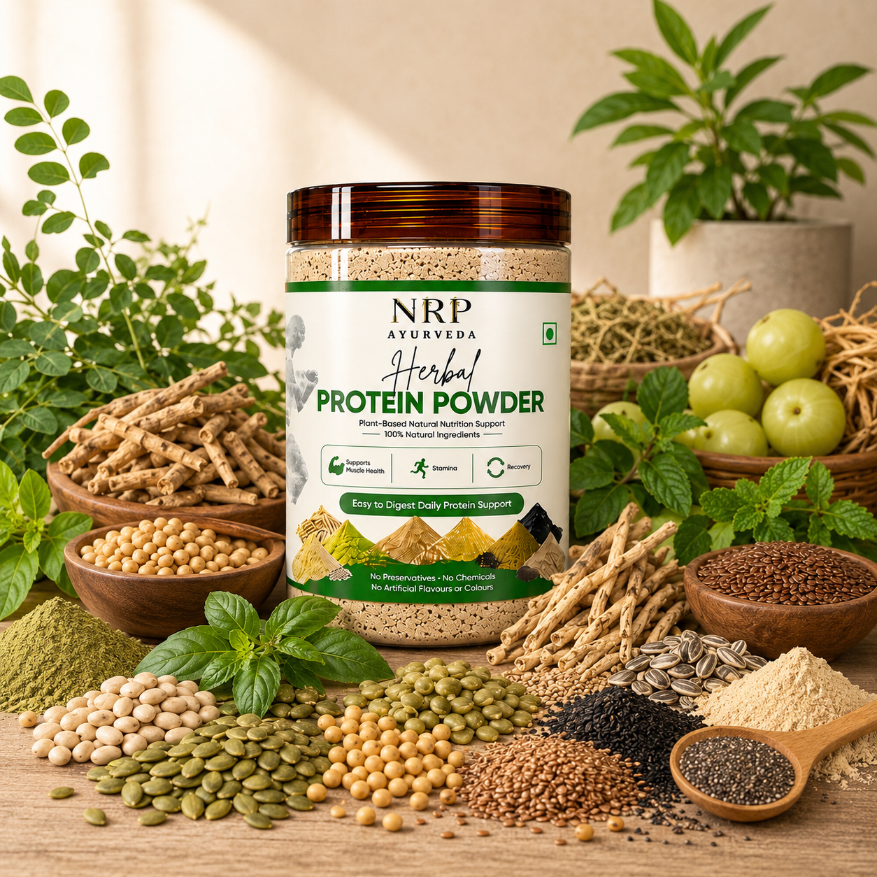 Herbal Protein Powder (250gm)