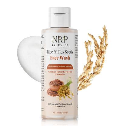 Rice & Flax Seeds Face Wash (100ml)
