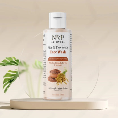 Rice & Flax Seeds Face Wash (100ml)