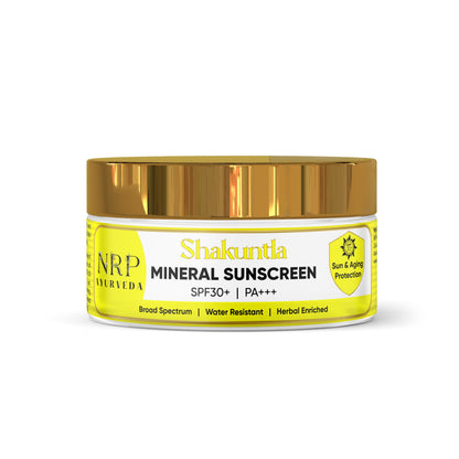 NRP Ayurveda's Mineral Sunscreen (SPF 30+ | PA+++) 50gm