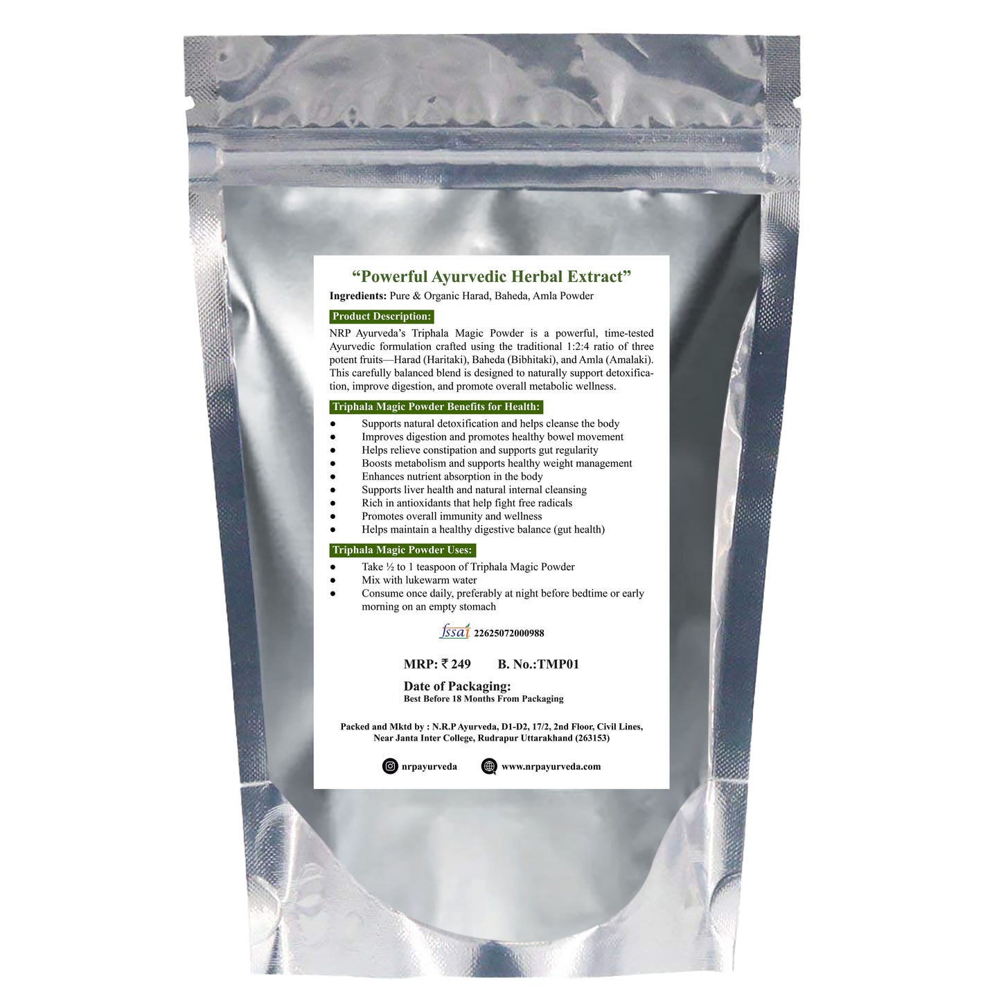 Triphala Magic Powder (100gm)