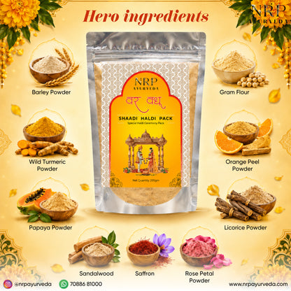 Var Vadhu Shaadi Haldi Pack (100gm)