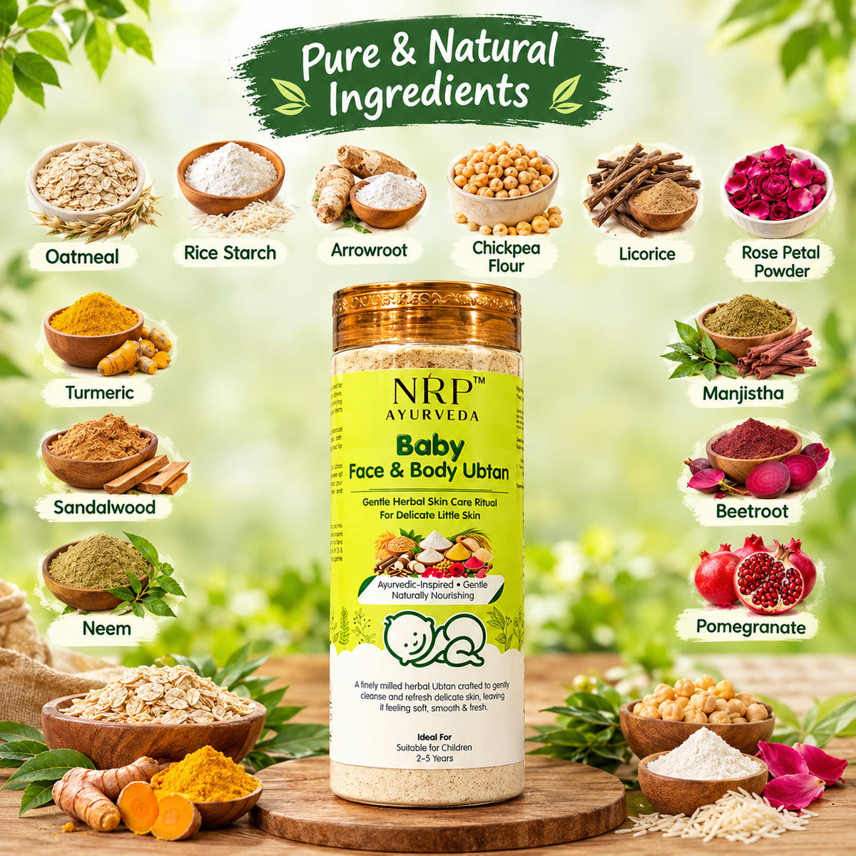 Baby Face & Body Ubtan (150gm)